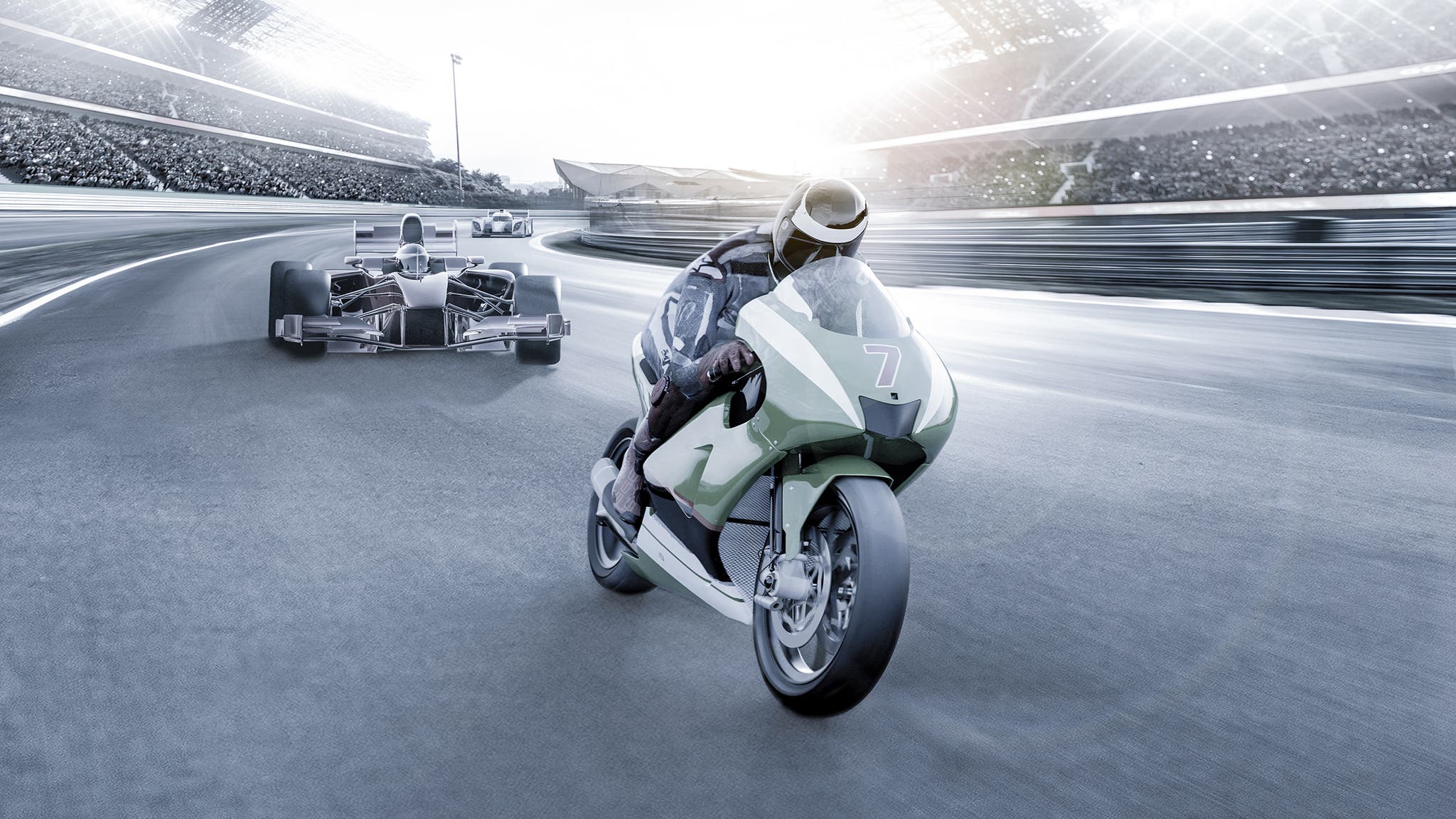 Quick connection focused on performance, motorsport key visual